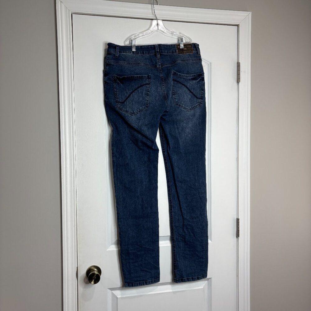 Men's Ring of Fire Blue Slim Jeans Size 33 x 34 (Flawed) - Picture 4 of 5